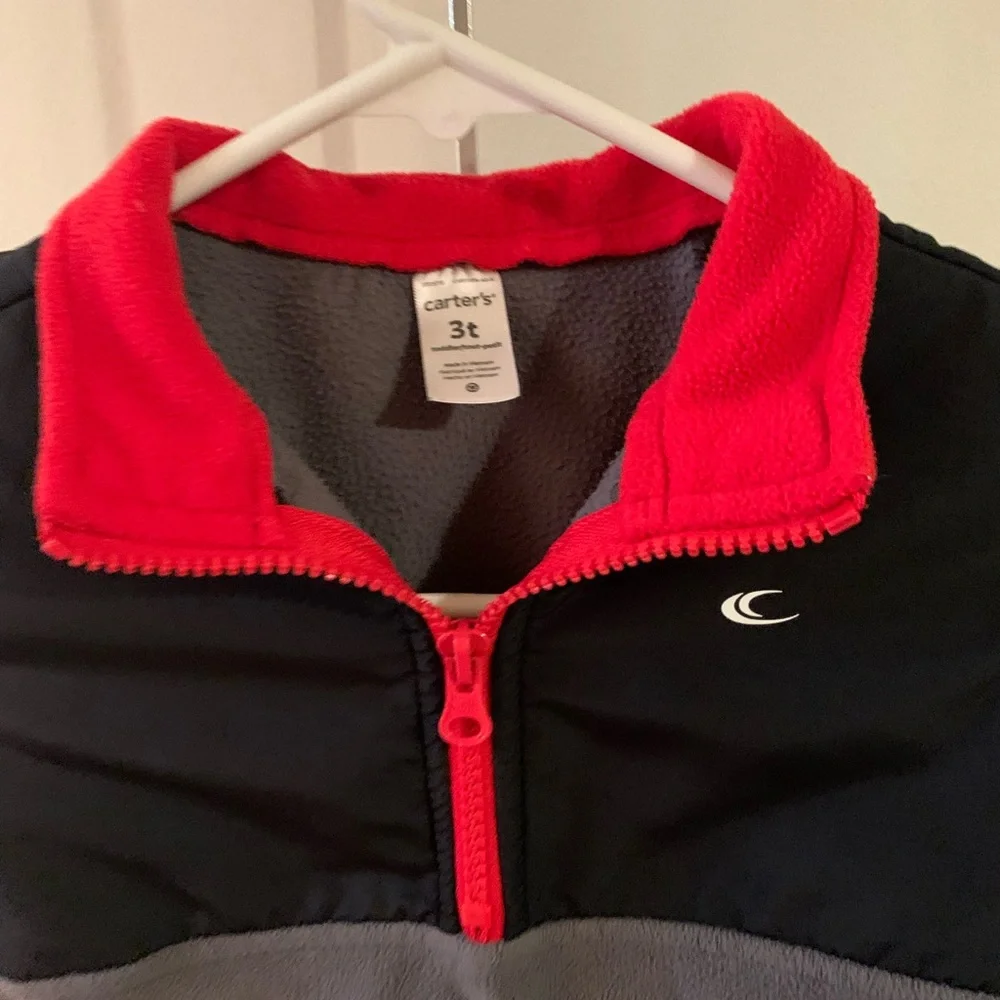 Carters Fleece 3/4 Zipper Size 3T